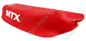 Seat cover red for Honda MTX125, MTX200 1983, 84 - HSREA